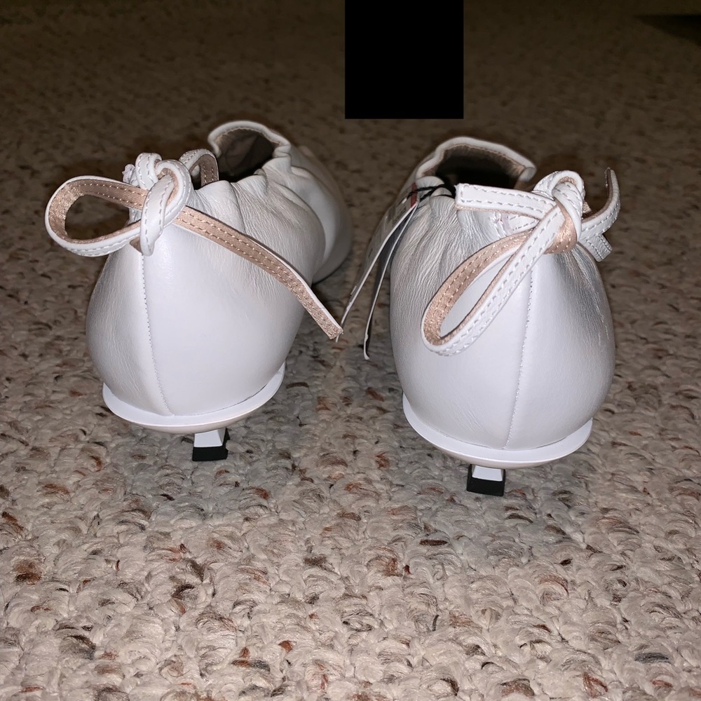 NWT Zara Gathered Leather Salon Shoes (Women’s 8) - Picture 7 of 8